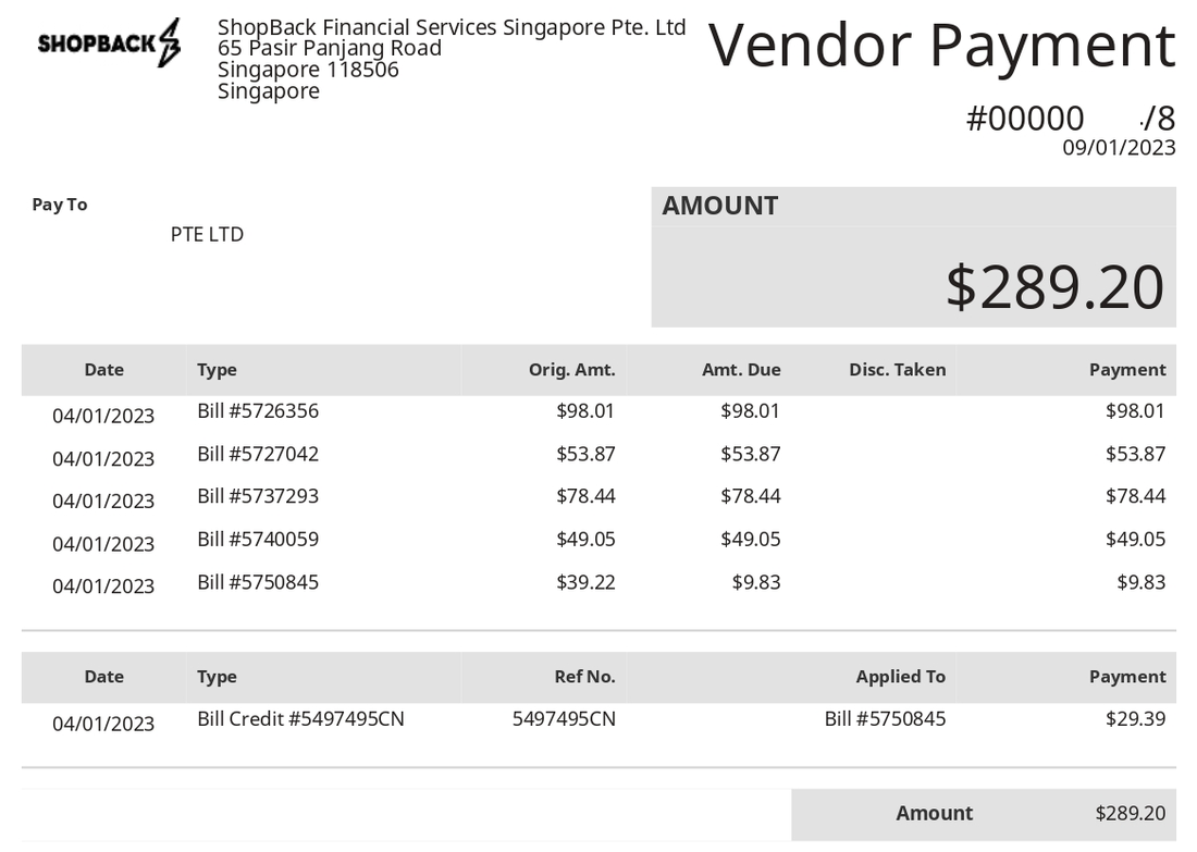 format-of-vendor-payment-report