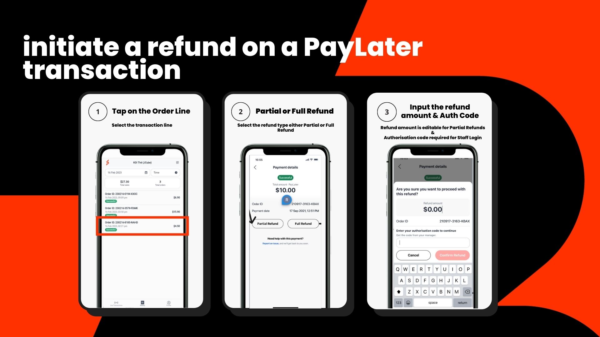 how-can-i-initiate-a-refund-on-a-paylater-transaction-via-business